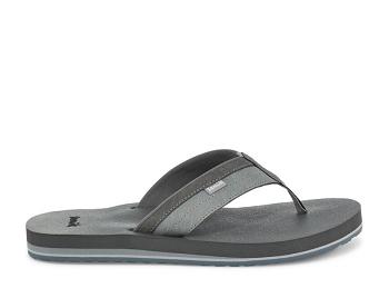 Sanuk Ziggy Vatten Friendly Flip Flop Herr Grå | Sverige 445PJJ